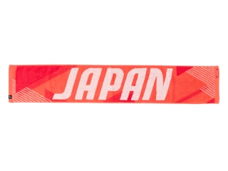 Muffler Towel Joc Emblem オリンピック日本代表選手団エンブレム Sunrise Red メンズ タオル Asics