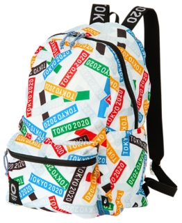 パッカブルバックパック 東京オリンピックエンブレム Multi Crossing メンズ スポーツバッグ Asics