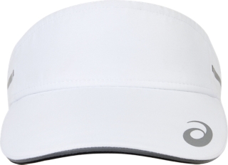 Unisex Running Visor Brilliant White Headwear Asics Australia