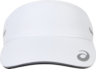 White cheap running visor