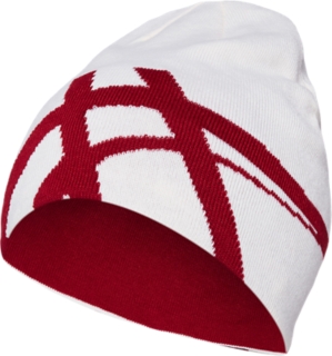 UNISEX UNISEX ASICS BEANIE GLOVE SET, Birch/Cranberry, Accessories