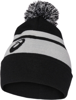 UNISEX UNISEX POM BEANIE | Performance Black/Lt Grey Heather