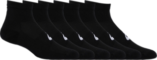 Asics men's cushion quarter pack outlet socks