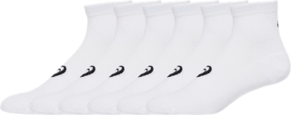 UNISEX 6PPK QUARTER SOCK | White Brilliant | | DE ASICS Unisex -Socken