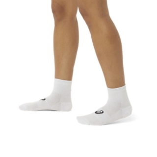 UNISEX 6PPK QUARTER SOCK Brilliant White Unisex Socks ASICS UK