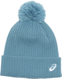 UNISEX WINTER KNIT BEANIE | Gris Blue | Hats & Headwear | ASICS