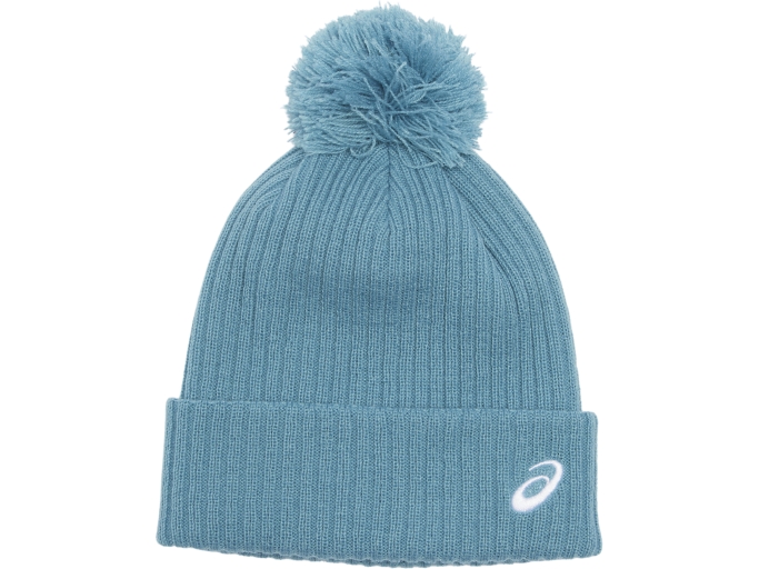 UNISEX WINTER KNIT BEANIE | Gris Blue | Hats & Headwear | ASICS