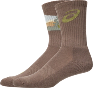 UNISEX ASICS MOUNTAIN SPORT CREW, Taupe Grey 2
