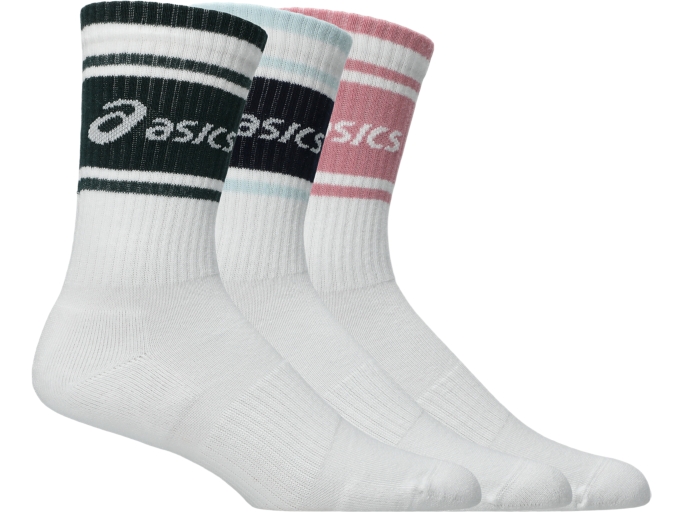 3 PACK ASICS LOGO CREW SOCK | Unisex | DARK NEPTUNE/MIDNIGHT