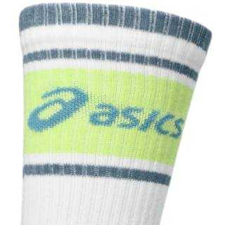 AEG 3 PACK ASICS LOGO CREW SOCK, Illuminate Yellow/Energy Aqua/Fresh Air 3