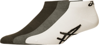 SPORT 3 PACK ANKLE SOCK, Mantle Green/Birch/Brown Stone 2