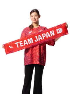 TEAM JAPAN 応援マフラータオル(JOC), Fiery Red 3