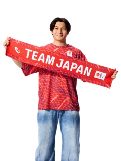 TEAM JAPAN 応援マフラータオル(JPC) | Fiery Red | スポーツ
