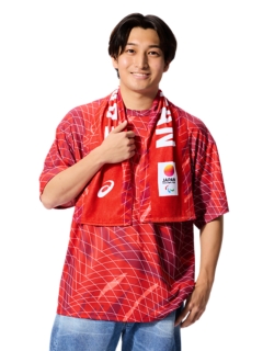 TEAM JAPAN 応援マフラータオル(JPC) | Fiery Red | スポーツ