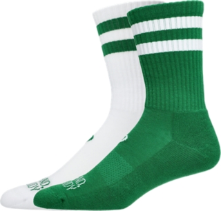 CLASSIC COURT CREW SOCK 2 PACK, Jasper Green/Brilliant White 2