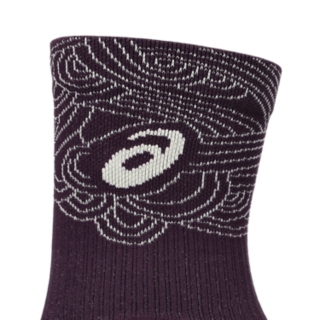 SEASONAL COURT+ TENNIS CREW SOCK, Dark Aubergine 3