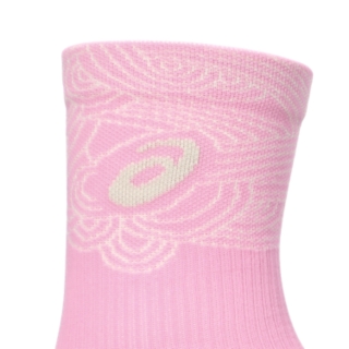 SEASONAL COURT+ TENNIS CREW SOCK, Bubblegum 3