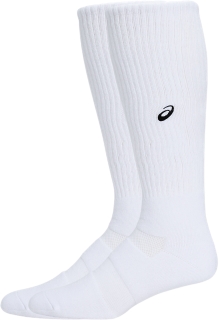 Image 2 of 3 of Women's BRILLIANT WHITE/PERFORMANCE BLACK HIGH SOCKS Unisex Socks