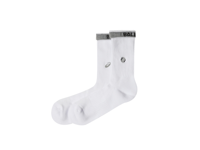 ASICS×ballaholic SOCKS | BRILLIANT WHITE | メンズ ソックス【ASICS公式】