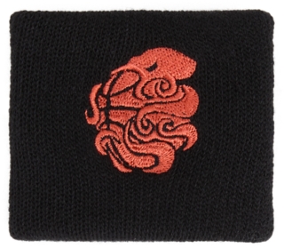 リストバンド, ブラック×レッドクレー 2