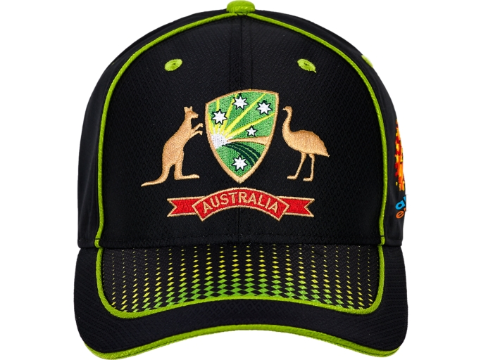 Unisex CRICKET AUSTRALIA REPLICA T20 CAP Performance Black Cricket