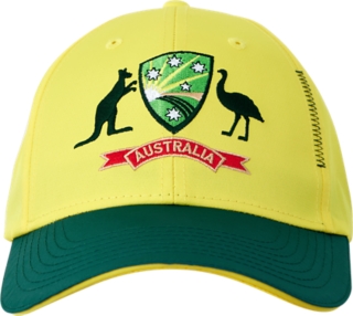 Unisex CRICKET AUSTRALIA REPLICA ODI HOME CAP Safety Yellow