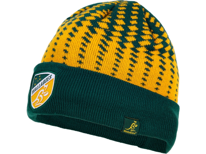 WALLABIES SUPPORTER BEANIE Unisex Wallabies Gold Rugby Union