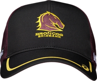 Unisex BRISBANE BRONCOS TRAINING CAP, Performance Black, Headwear