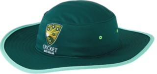 CRICKET AUSTRALIA WIDE BRIM HAT REPLICA, Everglade 3