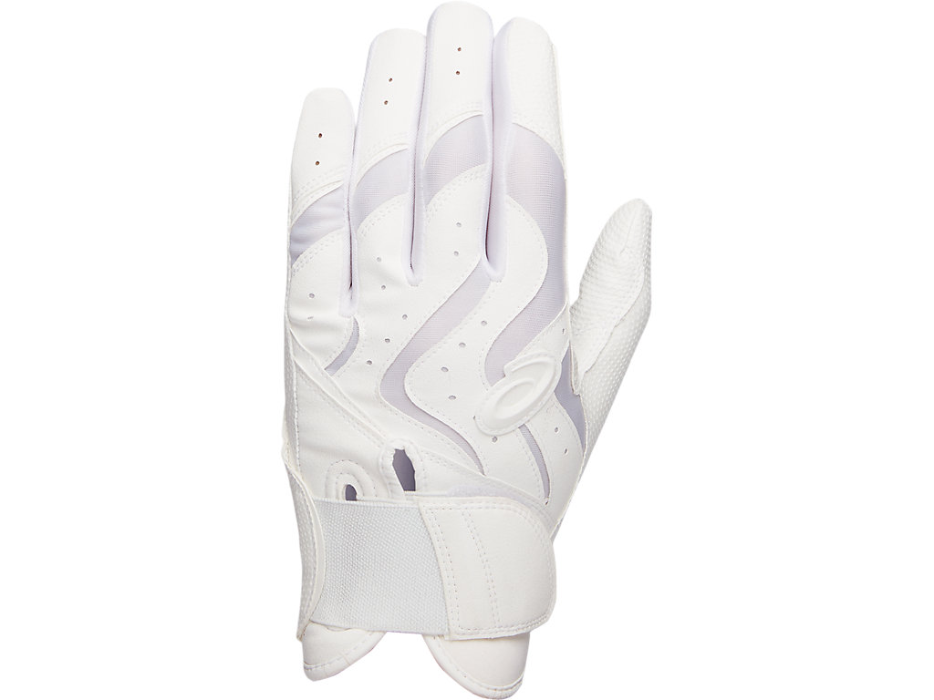 バッティング用カラー手袋 ホワイト×ホワイト メンズ 手袋・リストバンド【ASICS公式】