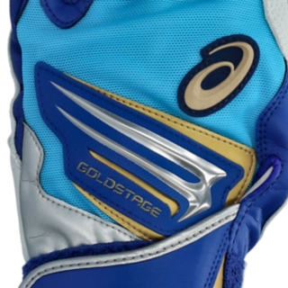 GOLDSTAGE I-PRO バッティング用手袋 | ブルー×S.ブルー | メンズ 野球 