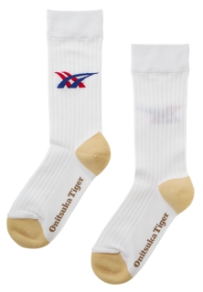 Unisex MIDDLE SOCKS | White | UNISEX ACCESSORIES | Onitsuka Tiger