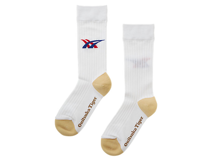 Image 1 of 3 of Women's White MIDDLE SOCKS UNISEX ACCESSORIES