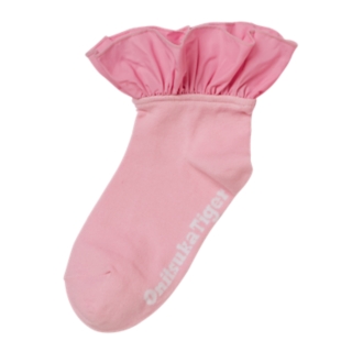 【匿名】patou onitsukatiger　靴下　ソックス　フリル　ピンクM PATOU × Onitsuka Tiger WOMEN'S SOCKS ピンク PATOU - patou