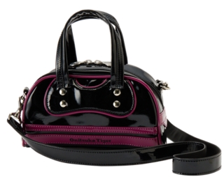 Onitsuka Tiger / ハンドバッグ/エナメル/BLK/3182A046 Onitsuka Tiger WS SMALL SHOULDER BAG BLACK 3182A046