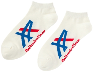 white asics socks