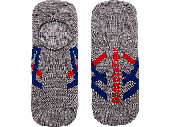 Image 1 of 8 of Unisex Heather Grey/Blue INVISIBLE SOCK UNISEX ACCESSORIES