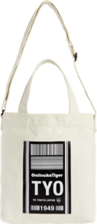 Men's CANVAS SHOULDER BAG | REAL WHITE 