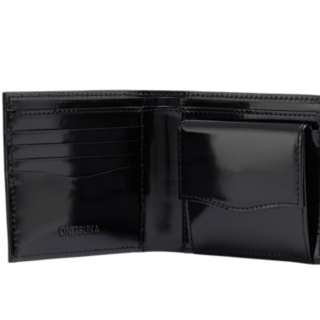 THE ONITSUKA SQUARE WALLET PERFORMANCE BLACK 3183A518