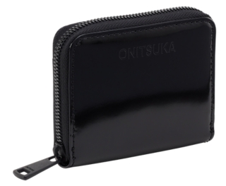 THE ONITSUKA SMALL ZIP WALLET PERFORMANCE BLACK 3183A519