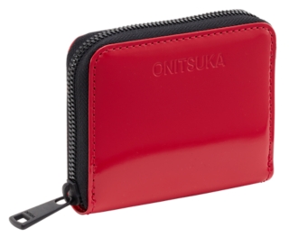 THE ONITSUKA SMALL ZIP WALLET FIERY RED 3183A519