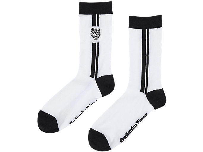 Alternative image view of MIDDLE SOCKS, Real White/Performance Black