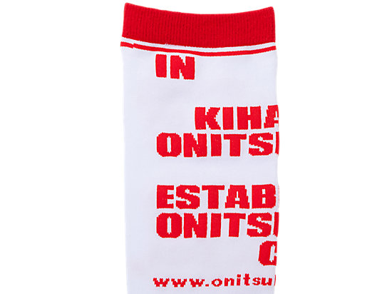 MIDDLE SOCKS WHITE/RED