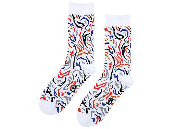 Alternative image view of MIDDLE SOCK, Real White