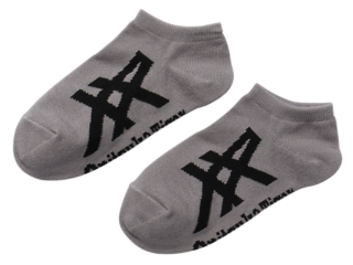 Unisex ANKLE SOCKS, Grey/Black, UNISEX ACCESSORIES