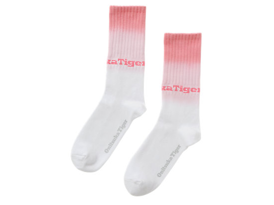 MIDDLE SOCKS WHITE/PINK