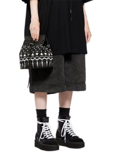 Women's DRAWSTRING BAG | Black | Accessories | Onitsuka Tiger