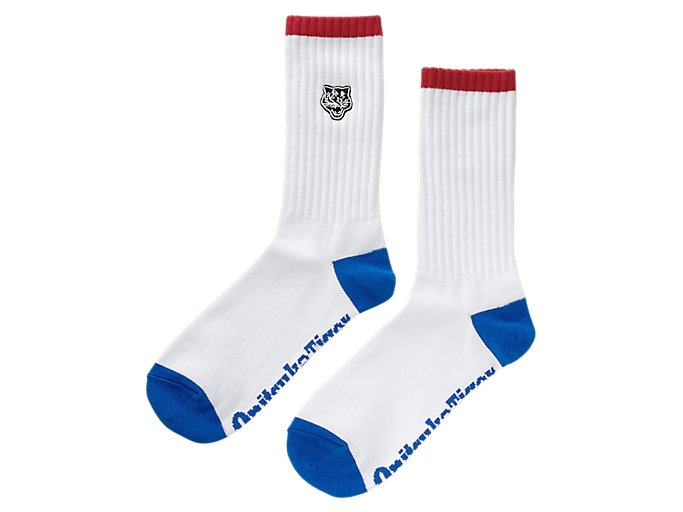 Image 1 of 3 of Unisex White MIDDLE SOCKS UNISEX ACCESSORIES