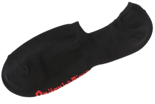 INVISIBLE SOCKS BLACK/ RED