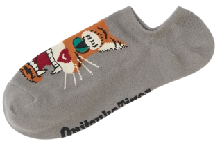 INVISIBLE SOCKS HEATHER GREY